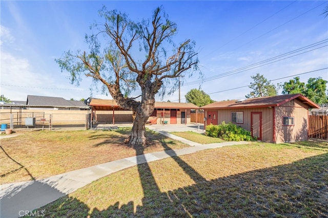 2041 Caballeros Rd, Norco, CA 92860 - view of yard with an outdoor structure
