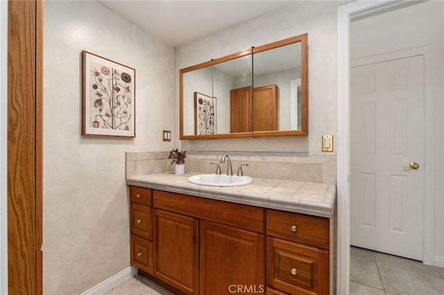 2041 Caballeros Rd, Norco, CA 92860 - bathroom featuring vanity and tile patterned floors