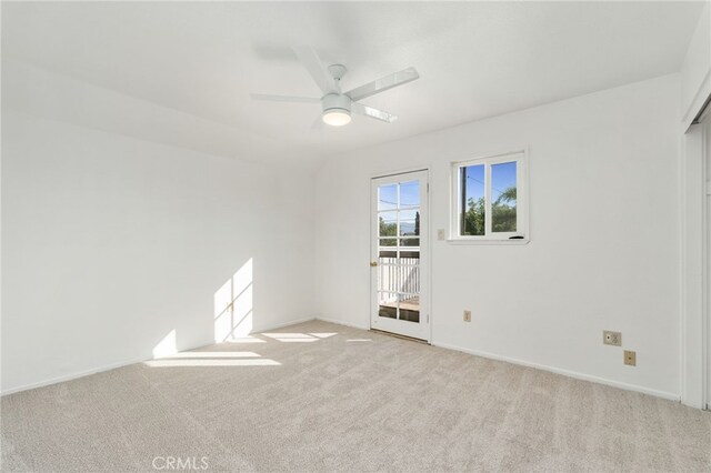 2041 Caballeros Rd, Norco, CA 92860 - empty room featuring light carpet and ceiling fan