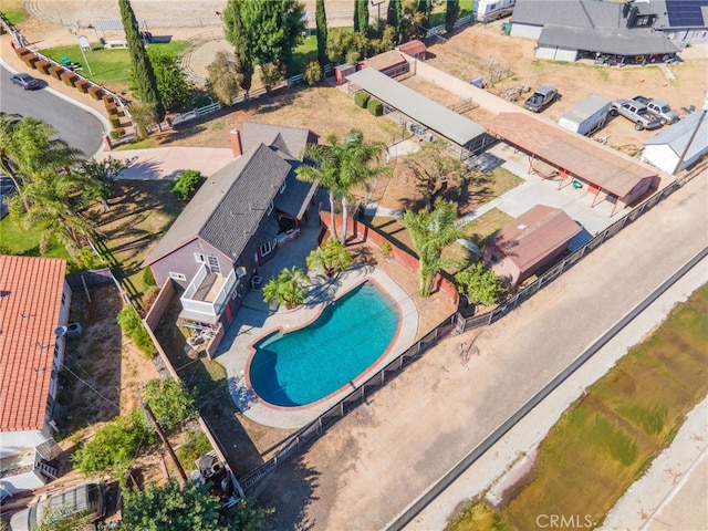2041 Caballeros Rd, Norco, CA 92860 - drone / aerial view of a pool