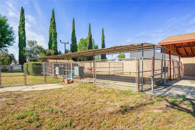 2041 Caballeros Rd, Norco, CA 92860 - view of yard featuring an exterior structure and an outbuilding