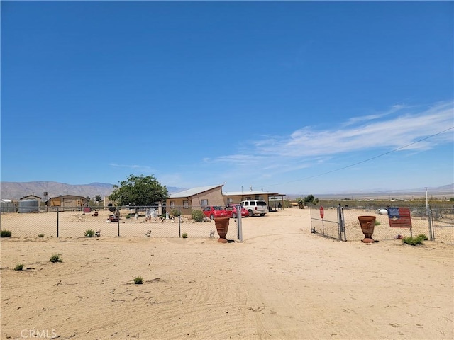 5566 Oleta Rd, Landers, CA 92285 - view of yard featuring a mountain view