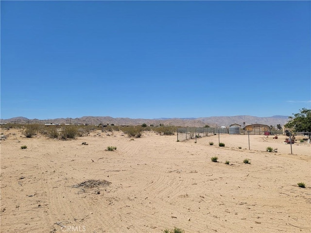 5566 Oleta Rd, Landers, CA 92285 - view of mountain background featuring a desert landscape and rural landscape