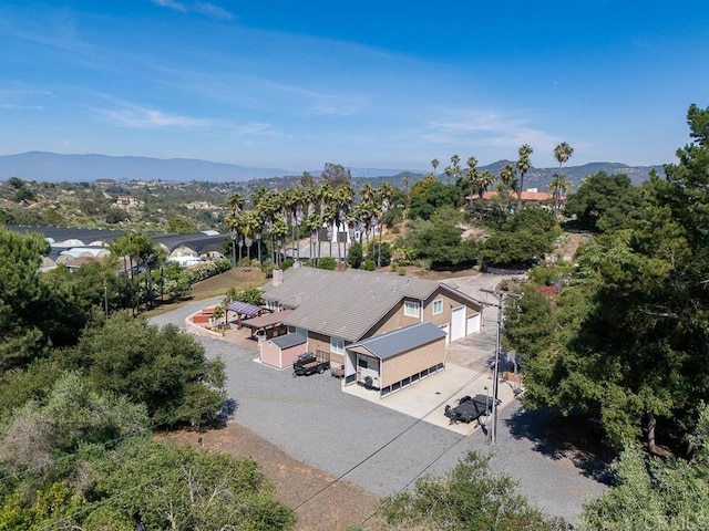 10166 Rancho Roble Rd, Escondido, CA 92026 - aerial view of property and surrounding area featuring mountains