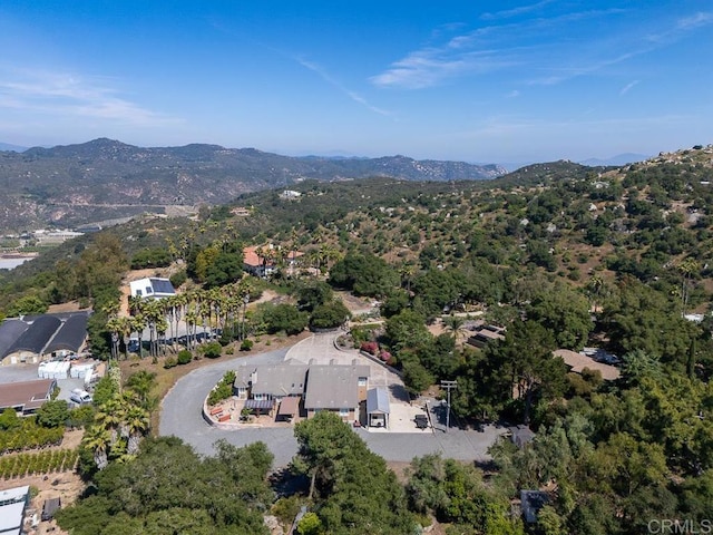 10166 Rancho Roble Rd, Escondido, CA 92026 - aerial view of property and surrounding area with mountains