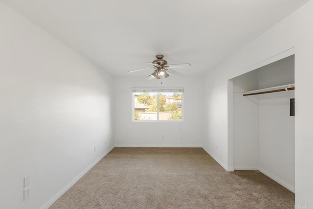 13837 Tam O Shanter Ct, Poway, CA 92064 - unfurnished bedroom featuring carpet floors, ceiling fan, and a closet