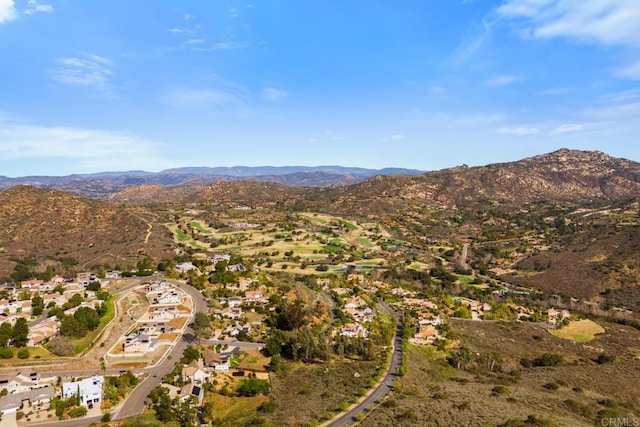 13837 Tam O Shanter Ct, Poway, CA 92064 - aerial overview of property's location featuring mountains