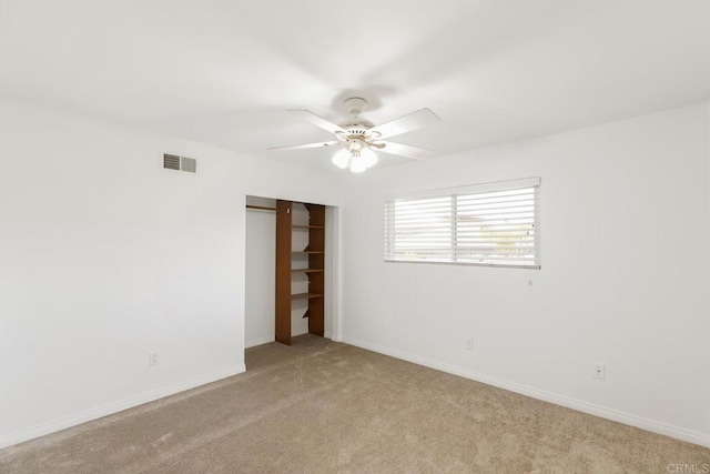 13837 Tam O Shanter Ct, Poway, CA 92064 - empty room with light colored carpet and a ceiling fan