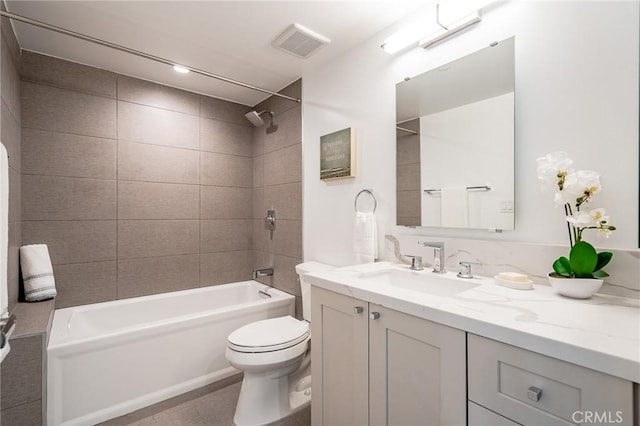137 S Wilson Ave Unit 107, Pasadena, CA 91106 - full bath with vanity, bathing tub / shower combination, and tile patterned flooring