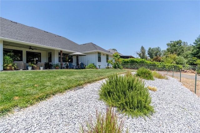 212 Valley View Dr, Paradise, CA 95969 - view of yard featuring ceiling fan