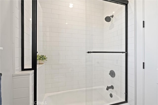 212 Valley View Dr, Paradise, CA 95969 - bathroom featuring shower / bath combination with glass door