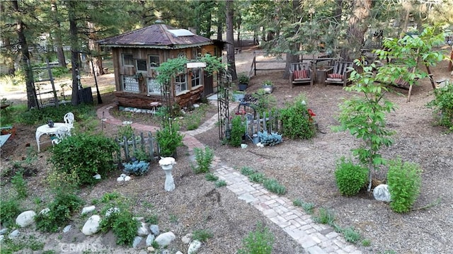 32383 Pine Manor Ln Unit 634, Running Springs, CA 92382 - view of yard with an outdoor structure
