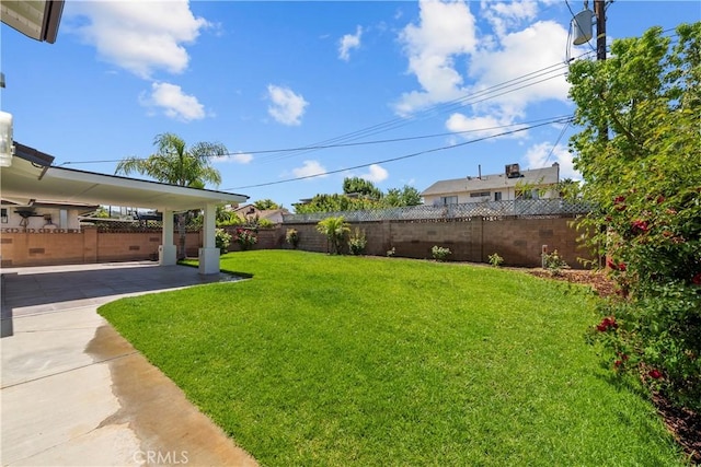 19548 Cedarcreek St, Canyon Country, CA 91351 - fenced backyard with a patio