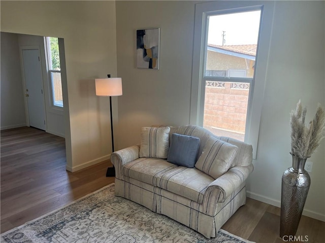 1231 Webster St, Redlands, CA 92374 - living area with wood finished floors