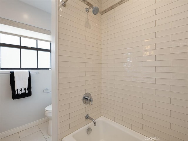 502 Washington St, El Segundo, CA 90245 - bathroom with  shower combination and tile patterned flooring