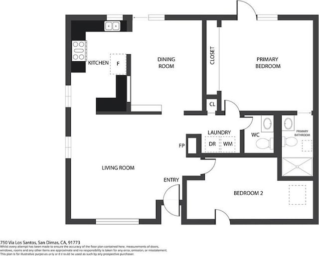 750 Via Los Santos, San Dimas, CA 91773 - view of home floor plan