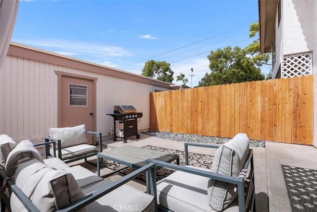 2811 Via Topacio, Carlsbad, CA 92010 - view of patio with a grill and an outdoor hangout area