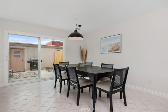 2811 Via Topacio, Carlsbad, CA 92010 - dining room with baseboards and light tile patterned floors