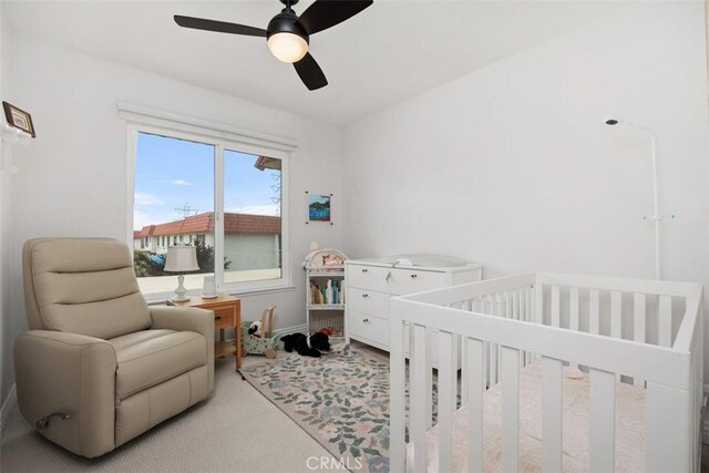 2811 Via Topacio, Carlsbad, CA 92010 - bedroom with a nursery area and ceiling fan