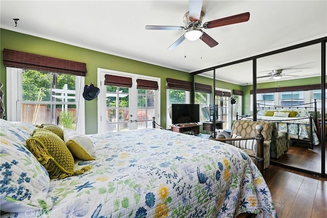 7604 Forest Ave, Whittier, CA 90602 - bedroom with hardwood / wood-style floors