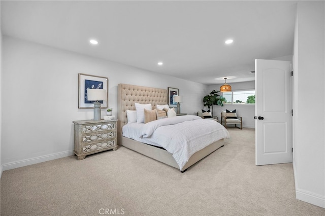 644 Kenoak Dr, Placentia, CA 92870 - bedroom with light colored carpet and recessed lighting