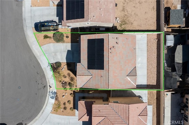 10757 Morgan Ct, Hesperia, CA 92345 - aerial overview of property's location featuring property parcel outlined