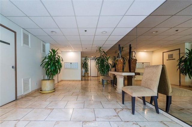 432 S Hamel Rd Unit 302, Los Angeles, CA 90048 - common area with a drop ceiling and recessed lighting