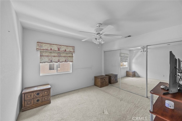 20865 Westbury Rd, Riverside, CA 92508 - carpeted bedroom featuring a closet and ceiling fan