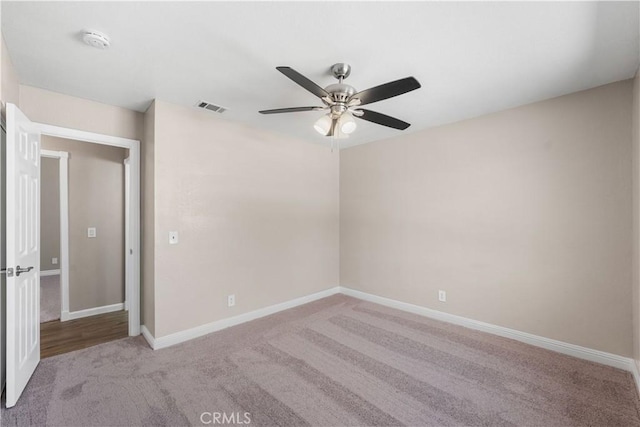 4633 Dowel Ave, Palmdale, CA 93552 - carpeted empty room featuring a smoke detector and a ceiling fan