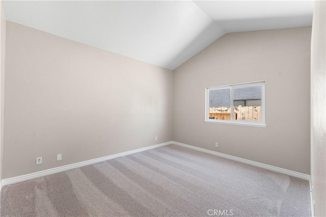 4633 Dowel Ave, Palmdale, CA 93552 - spare room with carpet and vaulted ceiling