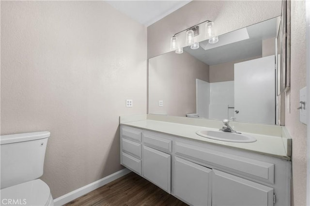 4633 Dowel Ave, Palmdale, CA 93552 - bathroom featuring vanity and wood finished floors