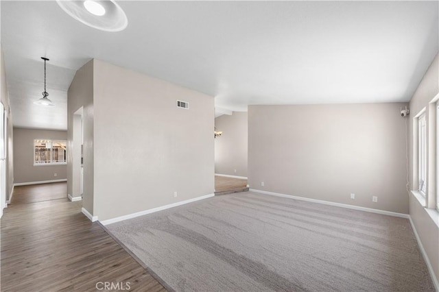4633 Dowel Ave, Palmdale, CA 93552 - unfurnished room featuring baseboards and wood finished floors