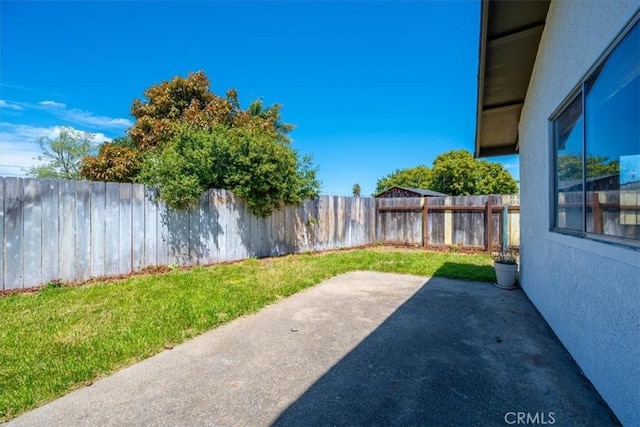 1066 Maple St, Arroyo Grande, CA 93420 - fenced backyard featuring a patio area
