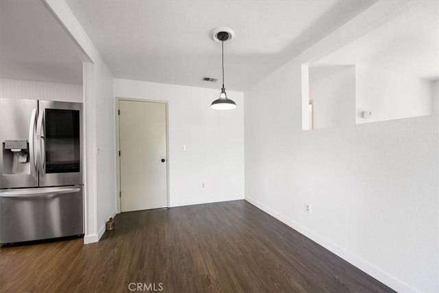 1066 Maple St, Arroyo Grande, CA 93420 - unfurnished dining area featuring wood finished floors and baseboards