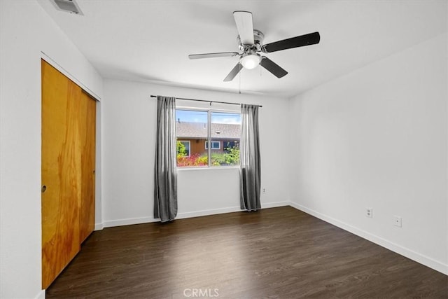 1066 Maple St, Arroyo Grande, CA 93420 - spare room with wood finished floors and ceiling fan