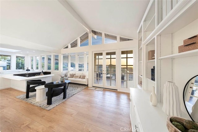 11 Montpellier Unit 22, Newport Beach, CA 92660 - sunroom with french doors