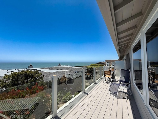 557 Lucerne St, Cayucos, CA 93430 - deck with a water view