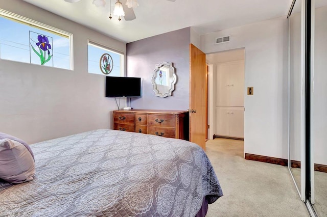 90 E Emerson St, Chula Vista, CA 91911 - carpeted bedroom with baseboards and a ceiling fan