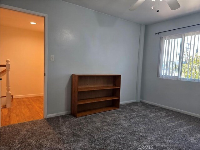 21602 Figueroa St Unit 25, Carson, CA 90745 - carpeted empty room with a ceiling fan and baseboards