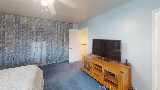 21602 Figueroa St Unit 25, Carson, CA 90745 - bedroom with carpet floors and ceiling fan