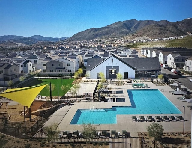 35188 Orchard Trl, Fallbrook, CA 92028 - community pool featuring a residential view and a mountain view