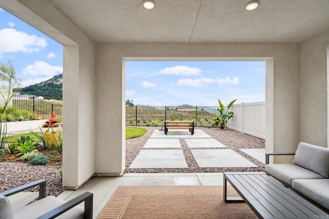 35188 Orchard Trl, Fallbrook, CA 92028 - fenced backyard with a patio and an outdoor living space