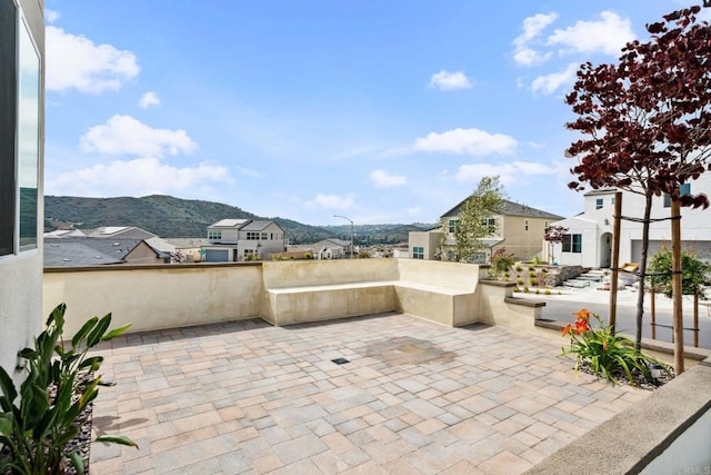 35188 Orchard Trl, Fallbrook, CA 92028 - view of patio featuring a residential view and a mountain view