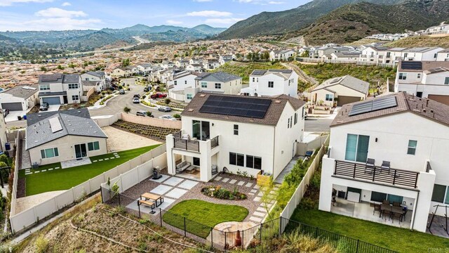 35188 Orchard Trl, Fallbrook, CA 92028 - aerial perspective of suburban area featuring a mountainous background