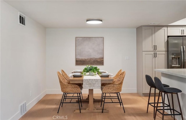 25564 Sharp Dr Unit G, Hemet, CA 92544 - dining room featuring light wood finished floors