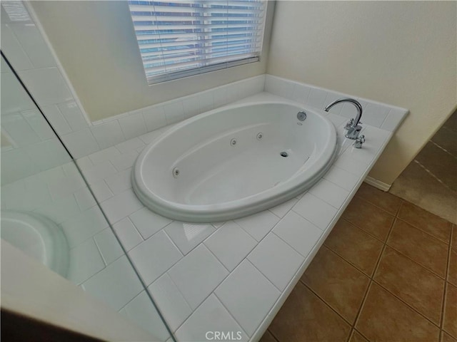3642 Neola Way, Lancaster, CA 93536 - bathroom with tile patterned flooring and a tub with jets
