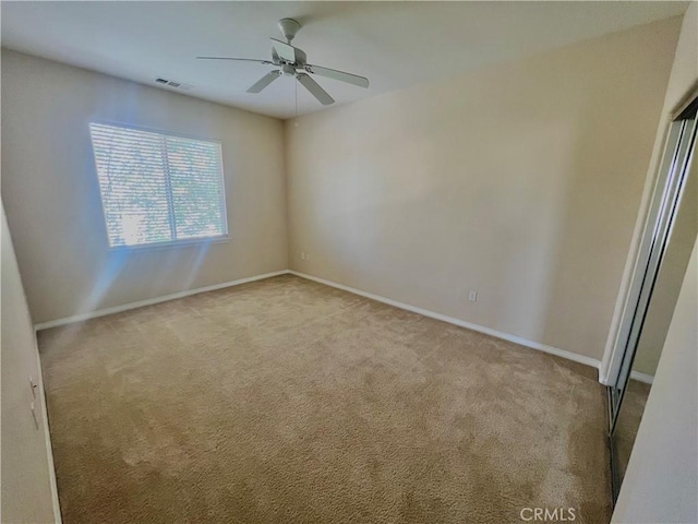 3642 Neola Way, Lancaster, CA 93536 - empty room with carpet flooring and a ceiling fan