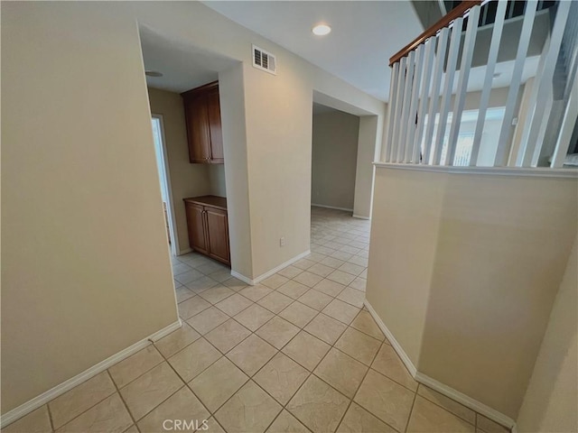 3642 Neola Way, Lancaster, CA 93536 - hall with light tile patterned floors and recessed lighting