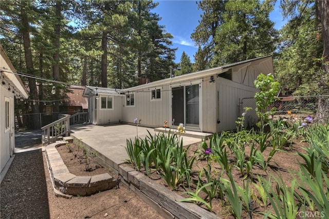 31449 Onacrest Dr, Running Springs, CA 92382 - back of house with a patio