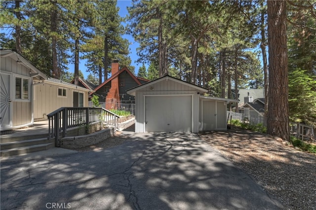 31449 Onacrest Dr, Running Springs, CA 92382 - detached garage with driveway